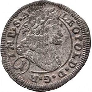 Leopold I., 1657 - 1705, Krejcar 1701 CK, K.Hora-Krahe, Nech.361, MKČ.1469,