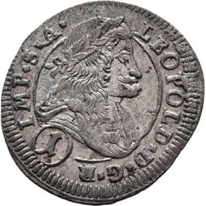 Leopold I., 1657 - 1705, Krejcar 1702 KM, K.Hora-provizorium, MKČ.1472,