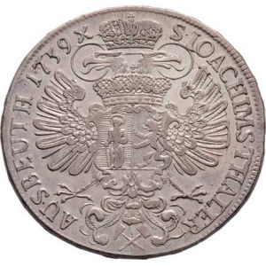 Marie Terezie, 1740 - 1780, Tolar 1759, Praha-Erdmann, výtěžková mince dolů