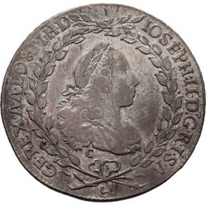Josef II., (1765 -) 1780 - 1790, 20 Krejcar 1768 C/EvS-AS, Praha, P.9, MKČ.2007,