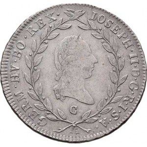 Josef II., (1765 -) 1780 - 1790, 20 Krejcar 1783 C, Praha, P.31, MKČ.2013, 6.637g,