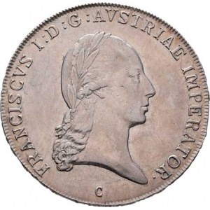 František II., 1792 - 1835, Tolar konvenční 1815 C, Praha, 27.999g, nep.hr.,