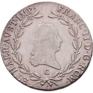 František II., 1792 - 1835, 20 Krejcar 1806 C - s říšskou korunou a tituly císaře