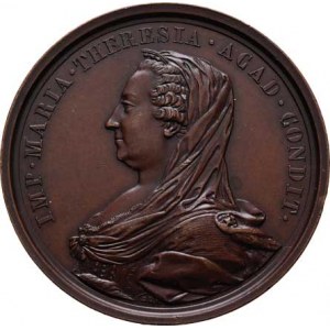 Marie Terezie, 1740 - 1780, Sign.BDUV - 100 let založení belgické akademie 1872