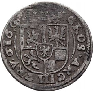 Krnov, Jan Jiří, 1607 - 1624, 3 Krejcar (1)616 CP, Sa.119 (obr.26), Kop.5918,
