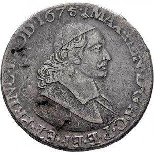 Lüttich-biskup., Maxmilián Jindřich Bav., 1665 - 1688, Ducatone 1675, KM.84, Dav.4296, 32.036g, per