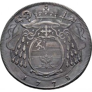 Salzburg-arcib., Hieronymus Colloredo, 1772 - 1803, Tolar 1778 M, Zot.3214, Pr.2431, KM.435, 27.775