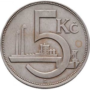 Československo 1918 - 1938, 5 Koruna 1926, KM.10 (CuNi), 9.907g, dr.hr., dr.škr.,