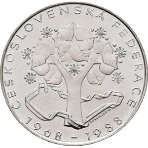 Československo 1961 - 1990, 500 Koruna 1988 - 20 let Československé federace,
