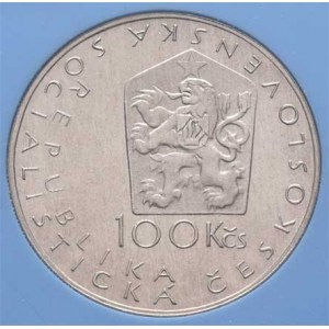 Československo 1961 - 1990, 100 Koruna 1984 - 150 let narození Jana Nerudy,