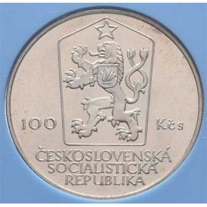 Československo 1961 - 1990, 100 Koruna 1984 - 100 let narození A.Zápotockého,