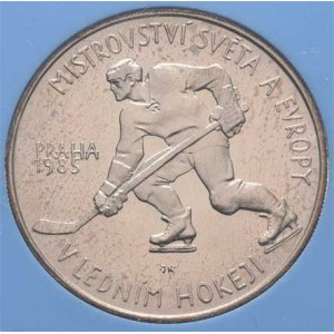 Československo 1961 - 1990, 100 Koruna 1985 - MS v ledním hokeji v Praze, KM.117