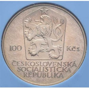 Československo 1961 - 1990, 100 Koruna 1985 - Mírová konference v Helsinkách,