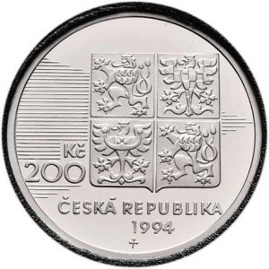 Česká republika, 1993 -, 200 Koruna 1994 - vylodění v Normandii, KM.12 (Ag900,