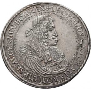Leopold I., 1657 - 1705, 2 Tolar široký 1682, Štýrský Hradec-Nowak, Nech.2116,