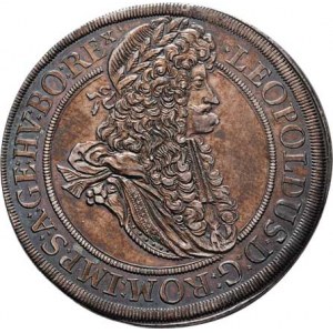 Leopold I., 1657 - 1705, 1/2 Tolar 1693, Vídeň, Nech.1884, M-A.192, 14.219g,