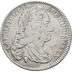 Karel VI., 1711 - 1740, 1/4 Tolar 1740, Hall, M-A.240, 7.058g, nep.hr.,