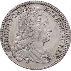 Karel VI., 1711 - 1740, 1/4 Tolar 1740, Hall, M-A.240, 6.997g, nep.vady mat.,
