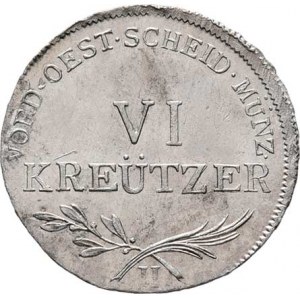 František II., 1792 - 1835, VI Krejcar 1804 H, Günzburg, 2.290g, nep.exc.,