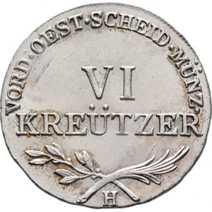 František II., 1792 - 1835, VI Krejcar 1805 H, Günzburg, 2.515g, nep.vady