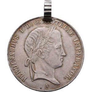 Ferdinand V., 1835 - 1848, Tolar 1836 A - FERDINANDVS, 28.796g, dobové ouško,