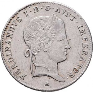 Ferdinand V., 1835 - 1848, 10 Krejcar 1836 A - FERDINANDVS, Vídeň, 3.846g,
