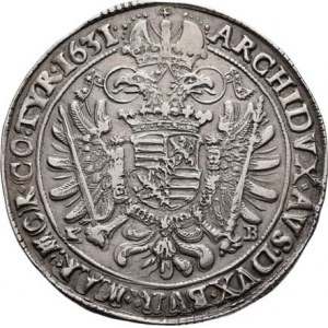 Ferdinand II., 1619 - 1637, Tolar 1631 KB, Kremnica, Hal.151, Husz.1179, 28.356g,