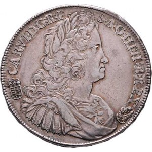 Karel III.(VI.), 1711 - 1740, Tolar 1737 KB, Kremnica, Hal.556, Husz.1606 - var. -