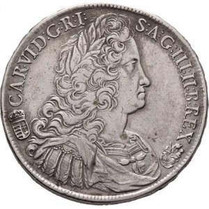 Karel III.(VI.), 1711 - 1740, Tolar 1740 KB, Hal.556, Husz.1606, úprava letopočtu