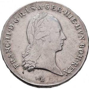 František II., 1792 - 1835, Tolar křížový 1797 B, Kremnica, 29.407g, dr.hr.,