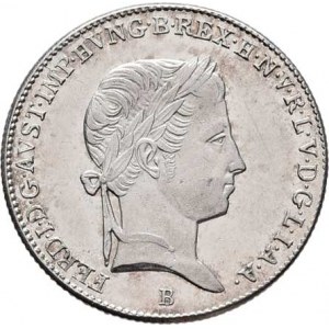 Ferdinand V., 1835 - 1848, 10 Krejcar 1845 B, Kremnica, 3.894g, nep.just.,