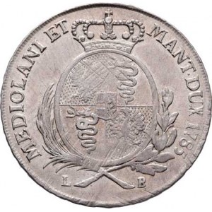 Josef II., 1780 - 1790, Scudo 1785 LB, Milán, P.37, Cr.45, 23.112g,