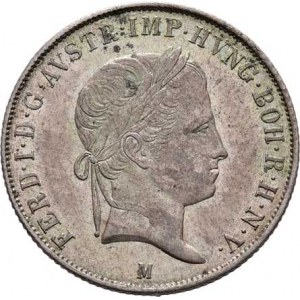Ferdinand V., 1835 - 1848, 20 Krejcar 1842 M, Milán, M-A.328, 6.697g, nep.hr.,
