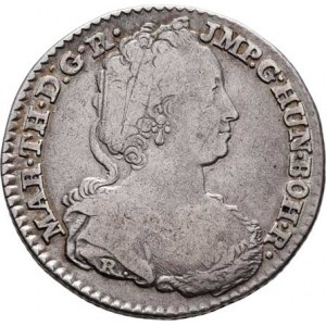 Marie Terezie, 1740 - 1780, 1/4 Dukaton 1752, Antverpy, N.158, M-A.253, 8.124g,