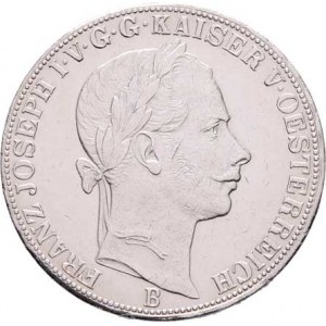Rakouská a spolková měna, údobí let 1857 - 1892, Tolar spolkový 1865 B, 18.485g, nep.hr., dr.rysky