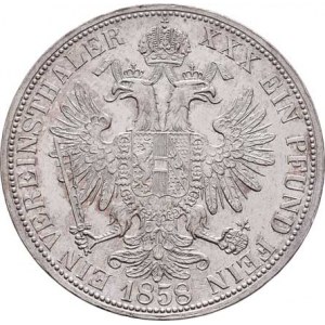 Rakouská a spolková měna, údobí let 1857 - 1892, Tolar spolkový 1867 E, 18.520g, nep.just., dr.hr.,