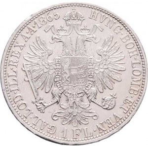 Rakouská a spolková měna, údobí let 1857 - 1892, Zlatník 1865 E, 12.311g, nep.hr., nep.rysky,