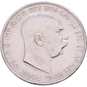 Korunová měna, údobí let 1892 - 1918, 5 Koruna 1909 - Schwartz, 23.983g, dr.hr., nep.rysky,