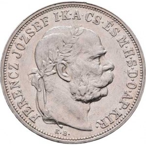 Korunová měna, údobí let 1892 - 1918, 5 Koruna 1907 KB, 23.946g, nep.hr., dr.rysky