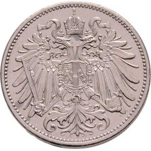 Korunová měna, údobí let 1892 - 1918, 20 Haléř 1909, 4.003g