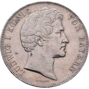 Bavorsko, Ludwig I., 1825 - 1848, 2 Tolar 1843 - 100 let akademie v Erlangenu, KM.434