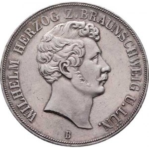 Braunschweig W., Wilhelm, 1831 - 1884, 2 Tolar spolkový 1855 B, KM.1140 (Ag900), 37.085g,