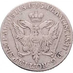 Hamburg, František II., 1792 - 1806, 32 Schilling 1795 OHK, KM.229 (Ag750), 18.258g,