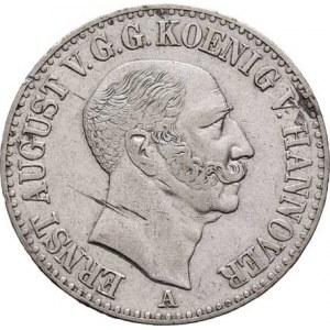 Hannover, Ernst August, 1837 - 1851, Tolar 1848 A, Clausthal, KM.197.1 (Ag750), 22.145g,