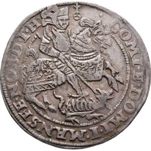 Mansfeld-Bornstädt, Peter, Ernst, Bruno, 1532 - 1604, Tolar (15)96 GM+lilie, jako Reim.5301, jako K