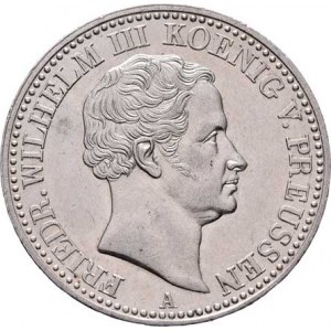 Prusko - král., Friedrich Wilhelm III.,1797 - 1840, Tolar 1840 A, KM.419 (pouze 11.000 ks), 22.233g