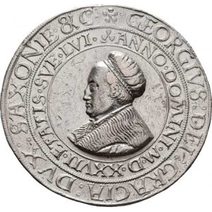 Sasko - Albert.linie, Georg der Bärtige, 1530 - 1539, 1 3/4 Tolaru 1527, Annaberg-Irmisch, podobný