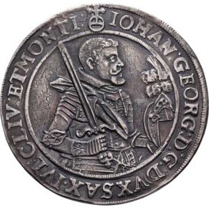 Sasko, Johann Georg I., 1611 - 1656, Tolar 1624, Drážďany-Hans Jakob, KM.132, Dav.7601,