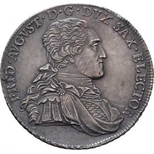 Sasko, Friedrich August III., 1763 - 1806, Tolar 1798 IEC, Drážďany, KM.1027.2 (Ag833), 27.981g,