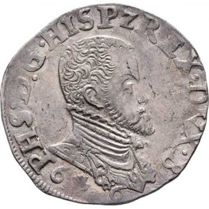 Nizozemí - pod Španěly, Filip II., 1556 - 1598, 1/4 Patagon (15)66, mincovna Antverpy, podobný jako